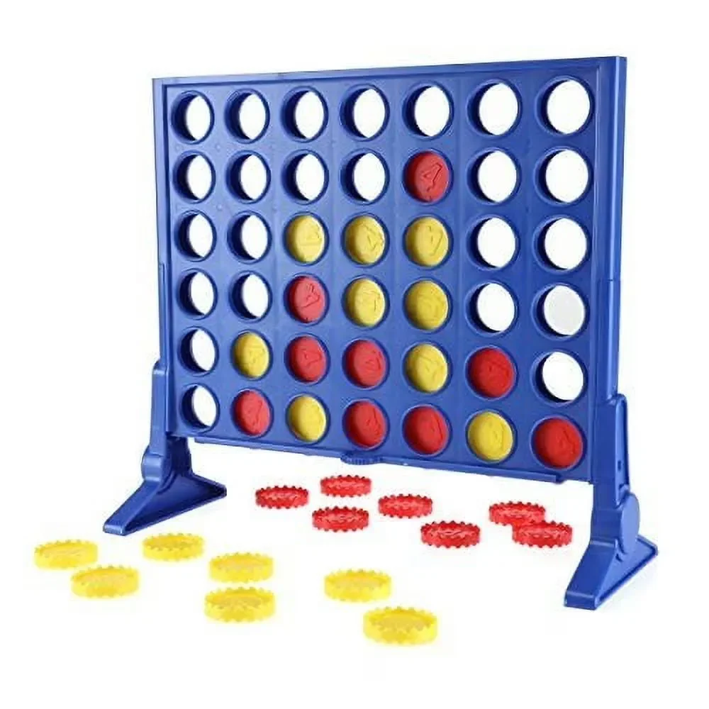 Connect 4 Classic Grid, 4 in a Row Game,Strategy Board Games for Kids, 2 Player